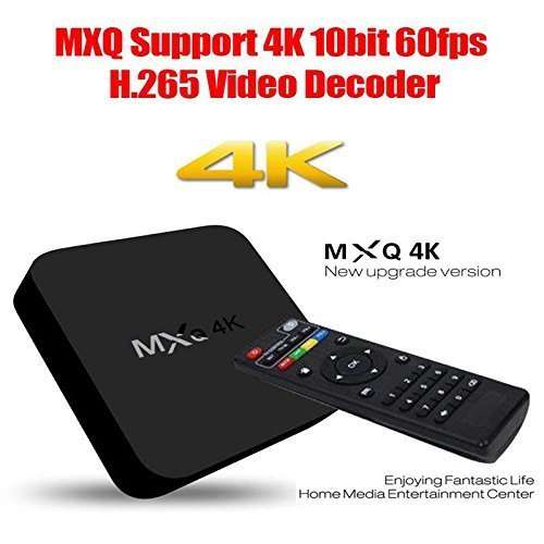 MXQ-4K Android 5.1 Quad Core Smart TV Box & Wireless Keyboard