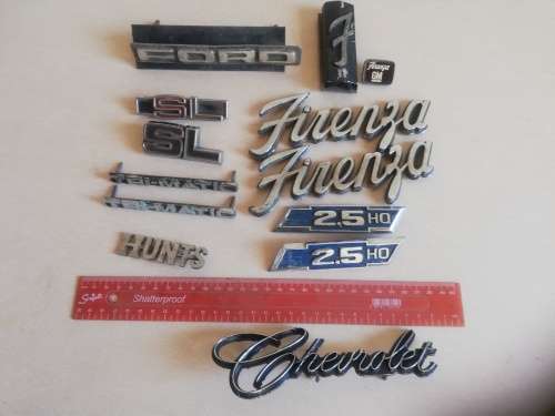 Metaal motor embleme