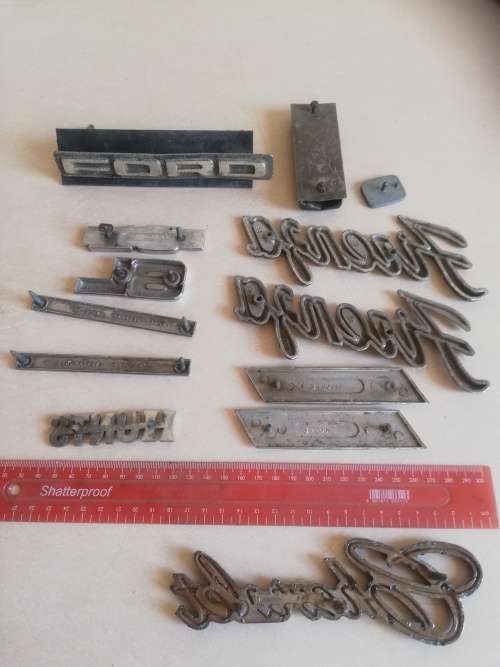 Metaal motor embleme