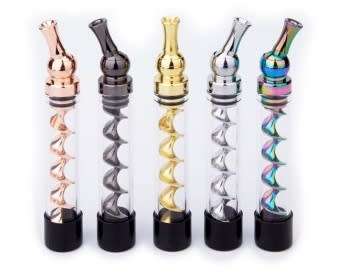 7P Plus Twisty Glass Blunt / Herb Bong