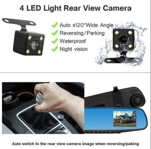 Vehicle Front And Rear Blackbox DVR