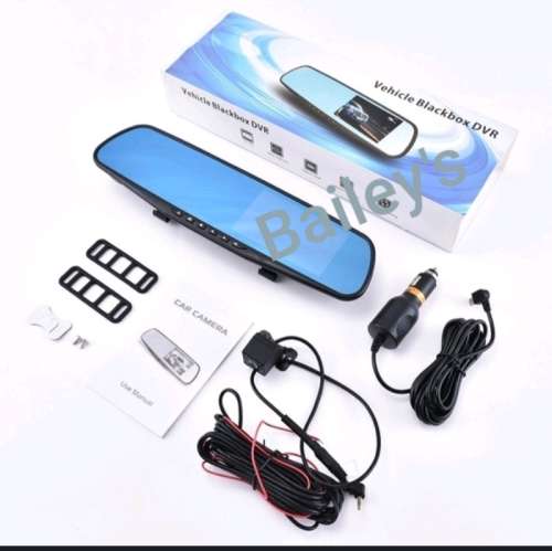 Full HD Touch Rearview DVR With Waterproof LED Reverse Camera