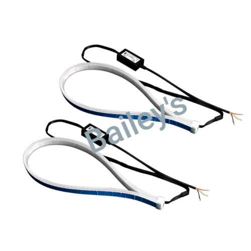 2PC Flexible 60cm LED Headlight Strip Lights