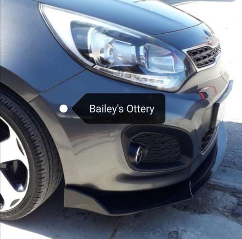 Gloss Black Agressive Universal Car Front Bumper Lip, Spoiler