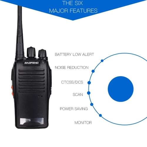 4 x 5km Range Baofeng Two-way Radios