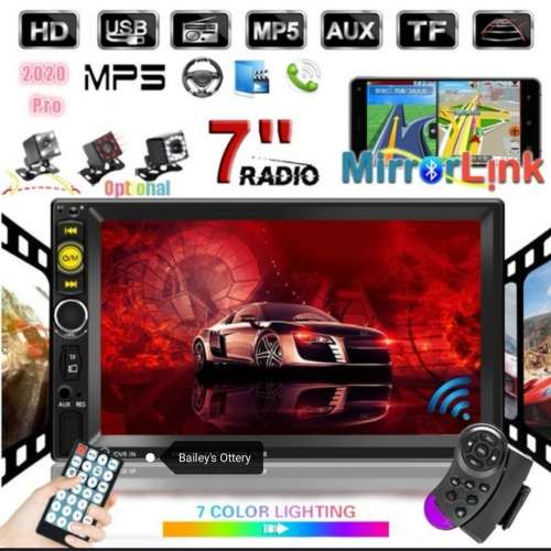 Combo Deal: 7` Touch Screen + Reverse Camera + Steering Wheel Remote