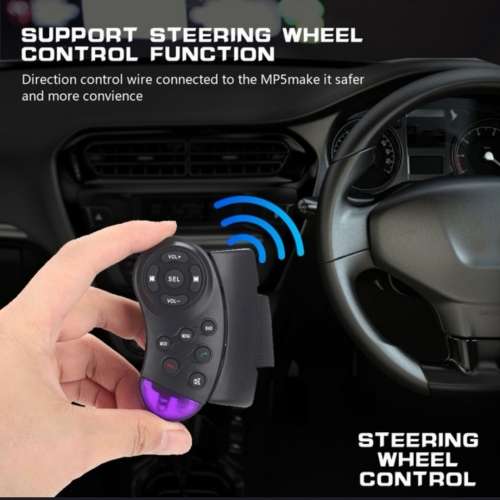 Combo Deal: 7` Touch Screen + Reverse Camera + Steering Wheel Remote