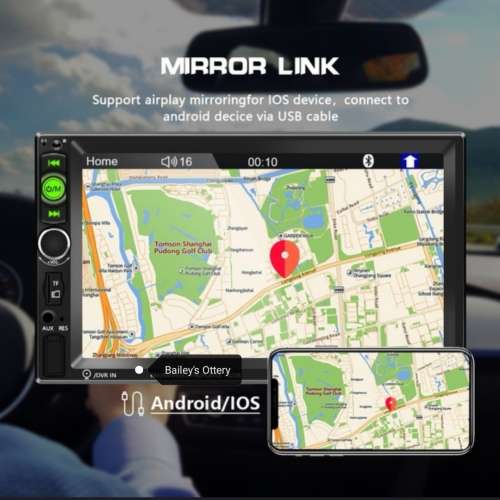 Combo Deal: 7` Touch Screen + Reverse Camera + Steering Wheel Remote