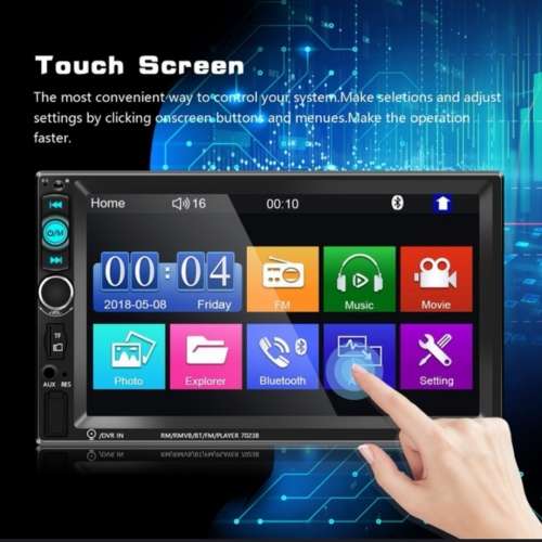 Combo Deal: 7` Touch Screen + Reverse Camera + Steering Wheel Remote