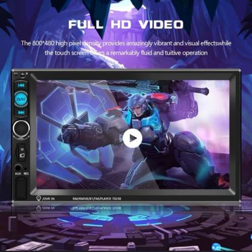 Combo Deal: 7` Touch Screen + Reverse Camera + Steering Wheel Remote