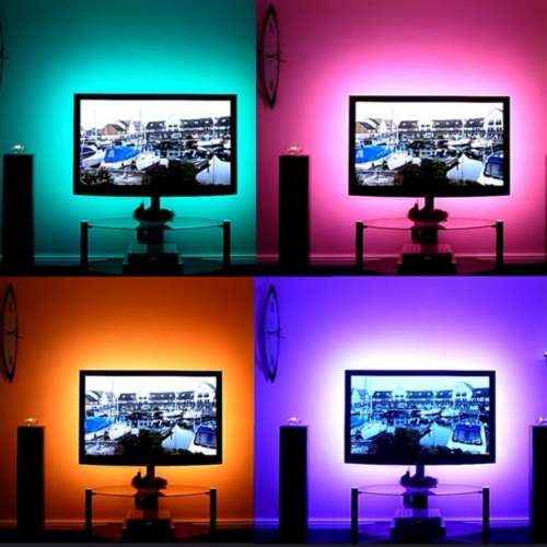 RGB Colour Changing  LED Strip Lights With Remote