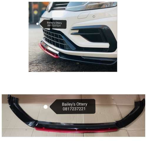 VW Golf 7 Front Lip With Red Detail