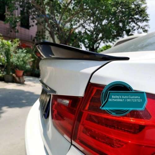 BMW F30 PSM Gloss Black Style Boot Spoiler