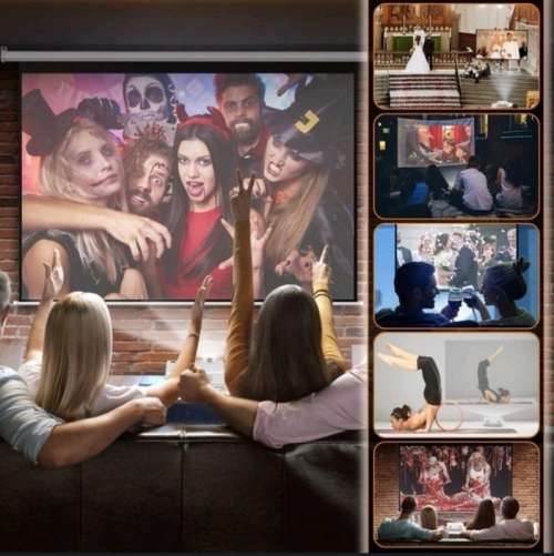 New HD Wifi Ready Projector Home Entertainment System