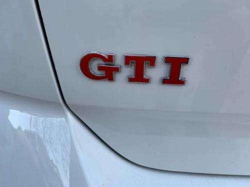 VW GTI Rear Badge / Emblem (Red and Chrome Design)