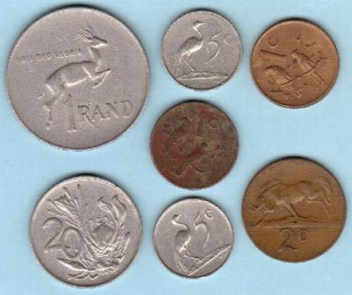 1979 RSA coin set - includes R1 coin