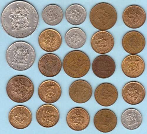 1983 RSA coin set - includes R1 coin