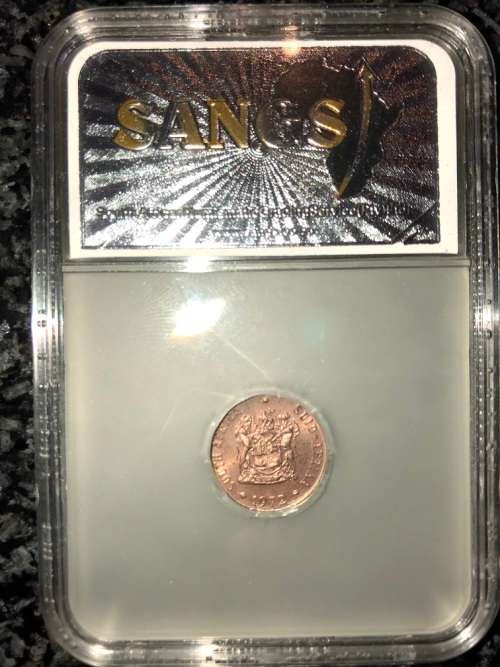 1972 RSA 1/2 cent (half cent) * only 10,000 proofs minted