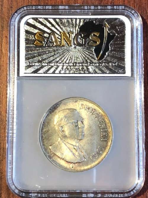 1969 RSA R1 (1 rand) * Afrikaans * MS64 * silver