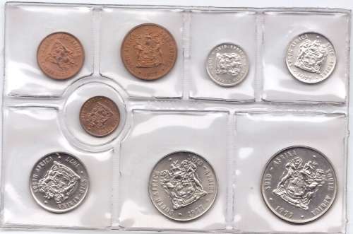 1977 RSA uncirculated coins mint pack