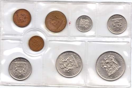 1978 RSA uncirculated coins mint pack