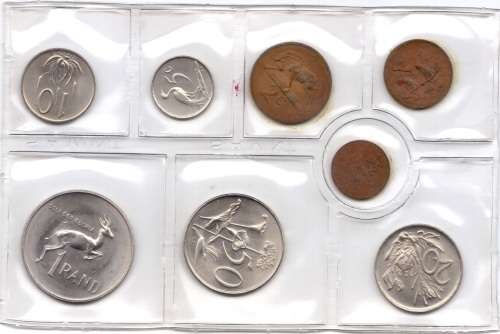 1978 RSA uncirculated coins mint pack