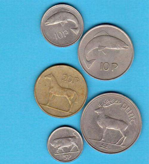 Set of Ireland coins - no duplicates