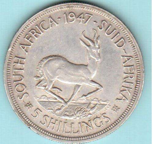 1947 SAU Crown (5 Shillings)