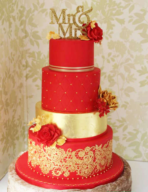 Edible lace (Ready made) for cake decorating- Oriel