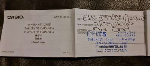 Casio Edifice Mens Watch