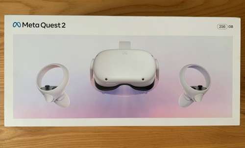 Meta Oculus Quest 2 256GB VR Headset & Controllers + additional aftermarket comfort headstrap