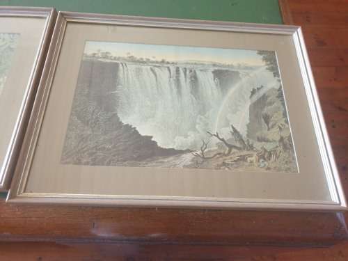 THOMAS BAINES - Framed SET OF 6 PRINTS - The Zambezi Expedition