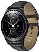 Samsung Gear S2 Classic Black Leather Band in Box with Wireless Charger & Extra Strap