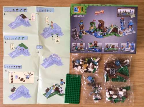 Building Blocks - My World - Minecraft: 4 Choices from 152 to 169 Pieces (No's 3388 - 1, 2, 3 or 4)