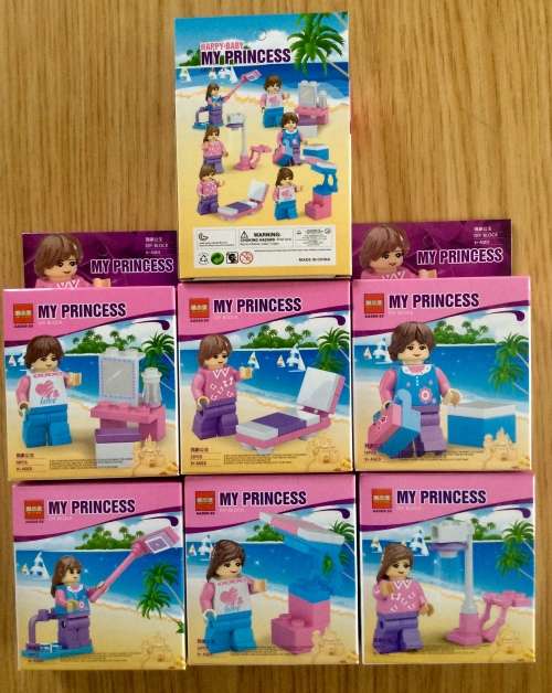 Building Blocks for Kids (My Princess) Set of 6 ''SPECIAL''  Total 111 Pieces (No AA069-55)