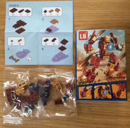 Building Blocks for Kids : Super Heroes - 6 Pack ''SPECIAL" - 175 Piece Total (No LB394)