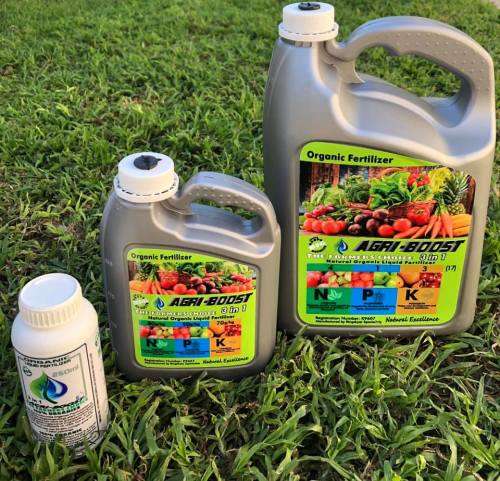 Agri-Boost Organic - 5 Litre Liquid Fertiliser Provide 1,000Lt of Plant Food to irrigate 1 X Ha