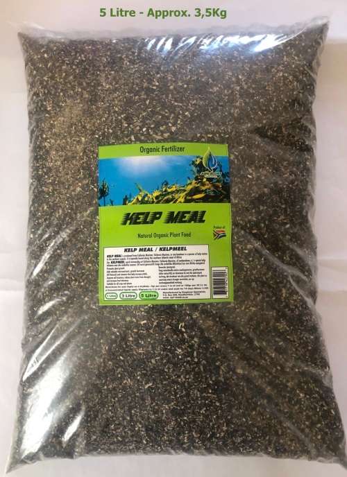KELP MEAL  : 5 Litres of Fine Organic Natural Fertiliser : (Approx. 3.5Kg) at only R190