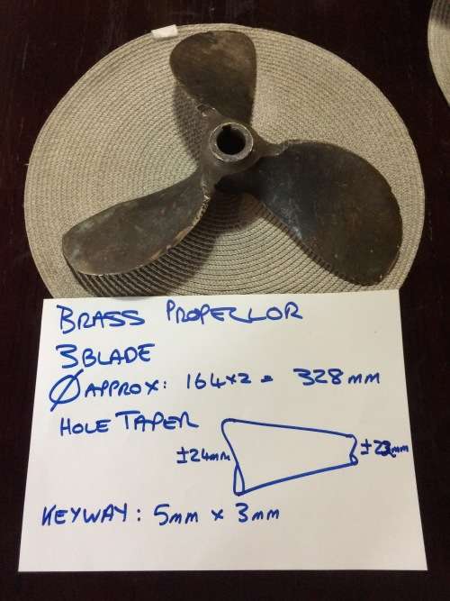 BRASS PROPELLOR 328