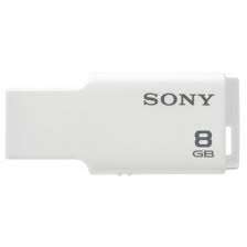Sony USM-8GM/WHITE SONY 8GB MICROVAULT TINY FLASH DRIVE