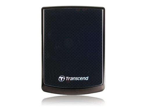 Transcend StoreJet 25F Series - 500GB 2.5"  External Hard Drive Glossy Diamond Pattern Faceplate