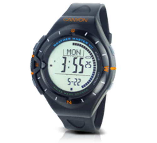 Canyon CNS-SW7 weather forecast, temperature, pressure, altitude and compass