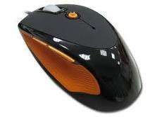 Prestigio Laser Mouse - Laser - 400/3200, 8 button and scrolling wheel -  USB, Black and Yellow