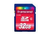 Transcend High Performance Secure Digital HC Class 2 Memory 32GB SD S32GSDHC2