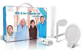 Canyon WII Sports kit (3 in 1) baseball bat, tennis racket , golffor  Nintento Wii  CNG-WII05M
