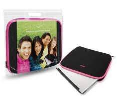 Canyon Notebook Sleeve 10" Black with Pink Trim CNR-NB11AP
