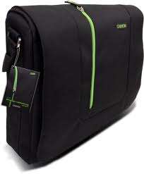 Canyon Messenger Bag - 15.4" - Messenger bag - Black & Green CNR-NB18