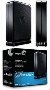 SEAGATE FreeAgent Go Flex Desktop Black 2TB External Drive USB2.0 STAC2000200