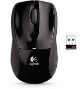 Logitech M505 Wireless Mouse Laser (Black) - USB, 3 Button, Wheel 910-001324