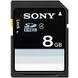 Sony SD Memory Card 8GB SDHC storage capacity- Class 4 up to 32MB/s  SF-8